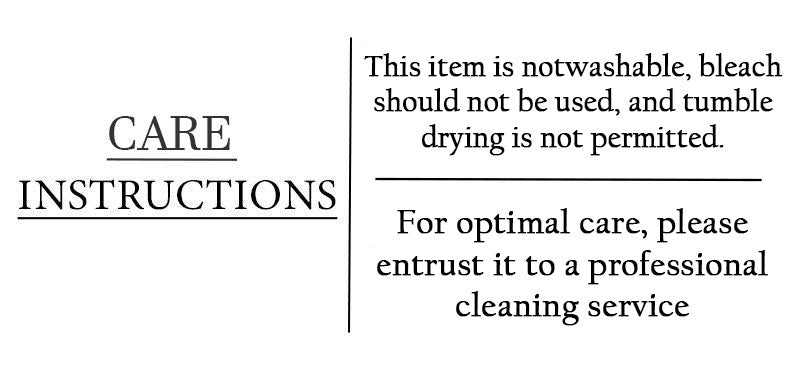 Care instructions for a Women's Silver Fox Fur Coat, detailing care recommendations such as avoiding washing, bleach, and tumble drying. Professional cleaning suggested. From Borcelleclothes.
