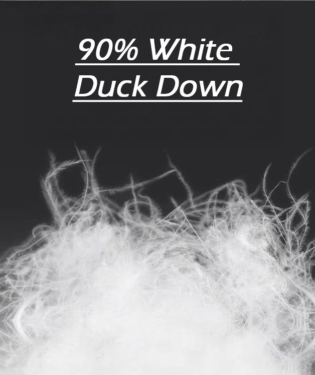 Demo of 90% duck down filling used for insulation in the Onyx jacket. From Borcelleclothes.