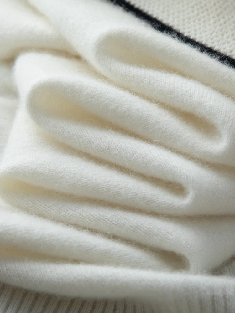 Serpentine fold of the Fantasy-colored Alashan cashmere fabric — highlighting its smooth, refined surface. From Borcelleclothes.