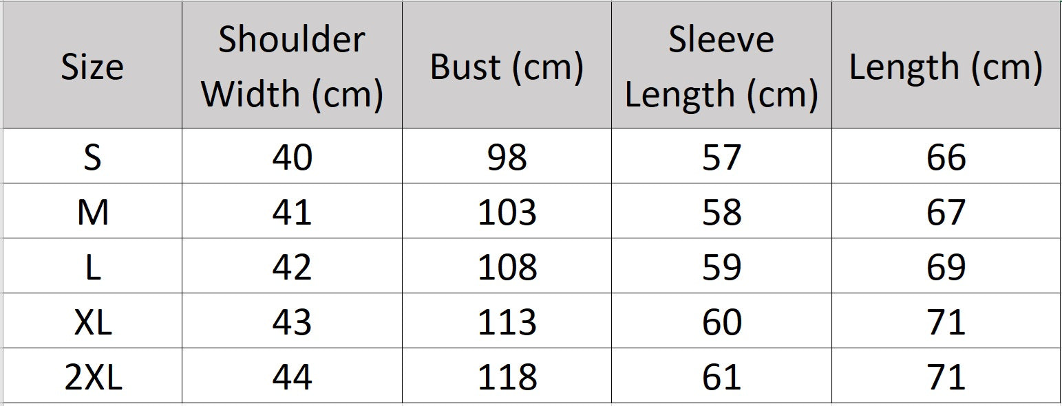 Men’s size chart for a cashmere sweater, with diamond-striped front motif and mock neck, in 100% Alashan Cashmere — From Borcelleclothes.