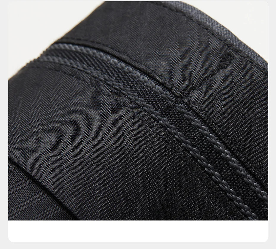 Interior waistband with gripper tape — designed to keep shirts neatly in place. From Borcelleclothes.
