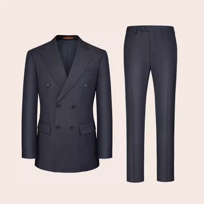 Ebony Clay two-piece set with blazer and trousers — restrained presence, ready for motion. From Borcelleclothes.