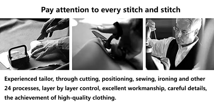 Men's Health-Conscious Linen Shirt sewing process, showcasing skilled craftsmanship and attention to detail, highlighting the creation of a breathable and sustainable garment. From Borcelleclothes.