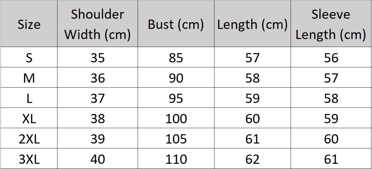Women's size chart for an Alashan Cashmere Turtleneck Sweater, crafted from the finest cashmere fibers from Inner Mongolia. Featuring a slim fit, stockinet stitches, and ribbed turtleneck, cuffs, and hems for a sleek and sophisticated design, Borcelleclothes.