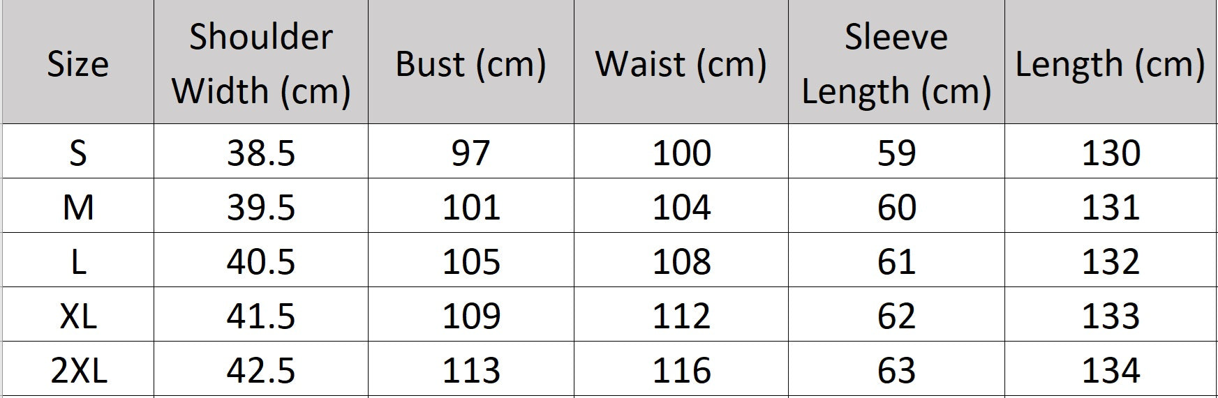 Women's size chart for a Chiffon and jacquard silk ensemble in Whisper color, featuring pleated bodice and skirt with pearl-buttoned vest. From Borcelleclothes.