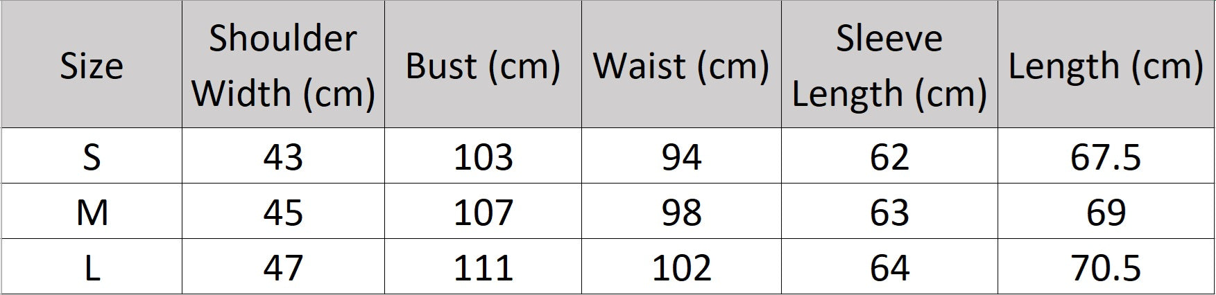 Women’s size chart for a Desert Sand blazer with single-breasted cut, notch lapels, and rhinestone fringe trim detail. From Borcelleclothes.