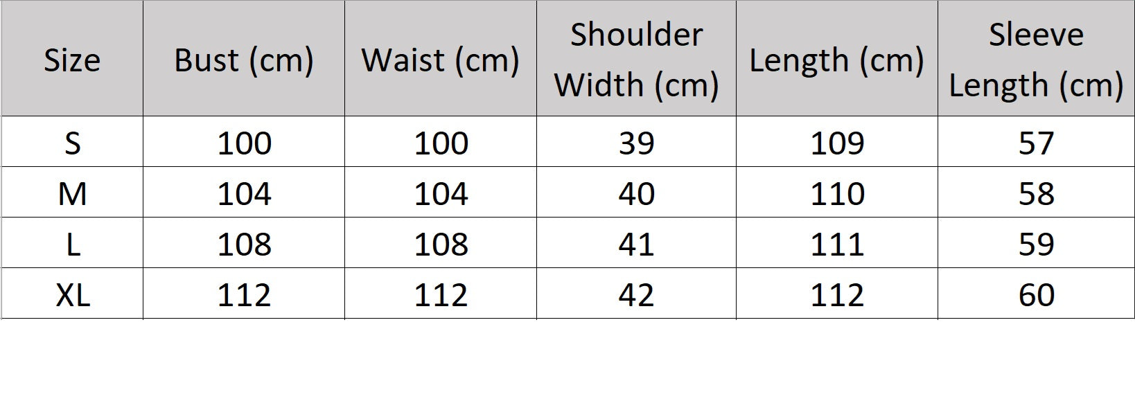 Women's size chart for s Double-Sided Wool-Cashmere Coat, showcasing luxurious peaked lapels, a straight silhouette, and meticulously tailored details like single-welt pockets with buttonholes, crafted from a premium wool-cashmere blend for warmth and refinement. From Borcelleclothes.