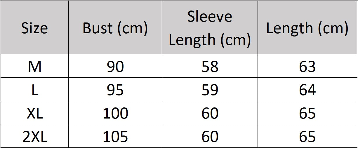 Women's size chart for a Himalayan cashmere sweater, with striped knit textures and diamond lattice cuffs — From Borcelleclothes.