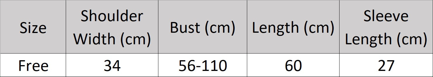 Women's size chart for a Mock Neck Wool Top, crafted from 100% wool for chic style and seasonal flexibility. From Borcelleclothes.