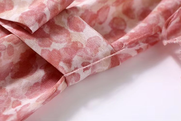 Delicate detail of the dress’s knitted belt loop—functional craftsmanship woven with care. From Borcelleclothes.