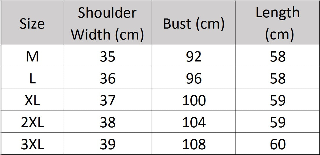 Women's size chart for Premium Mercerized Cotton T-Shirts, featuring crew neck and V-neck designs, short sleeves, and vertical pintucks for a slimming effect. Crafted from high-quality mercerized cotton for a smooth, soft feel with a subtle sheen. From Borcelleclothes.