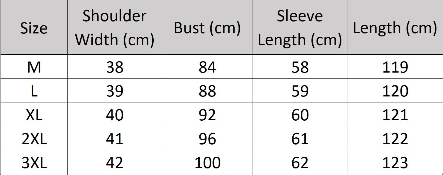 Women's size chart for a Sheepskin Down Coat. A sculptural mid-calf silhouette crafted from genuine sheepskin, featuring a detachable raccoon fur collar and lining filled with 90% white duck down for weightless warmth. A statement of timeless luxury. Borcelleclothes.