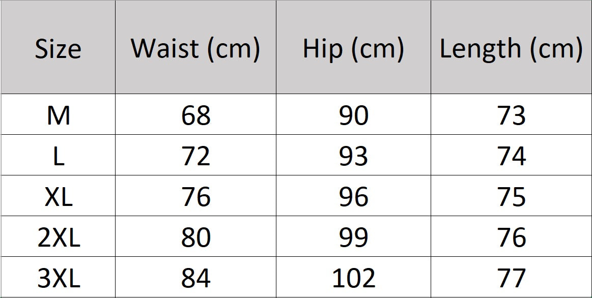 Women’s size chart for a sheepskin midi skirt — a straight silhouette in genuine leather with an extended tie waist, central back vent, and mid-calf length, crafted for quiet structure and poised movement. From Borcelleclothes.