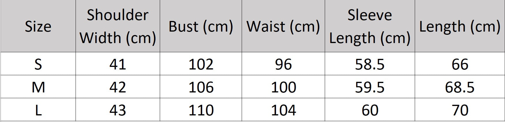 Women’s size-chart for a woven stripes linen blazer, with twisted-yarn striped texture and peaked lapels. From Borcelleclothes.