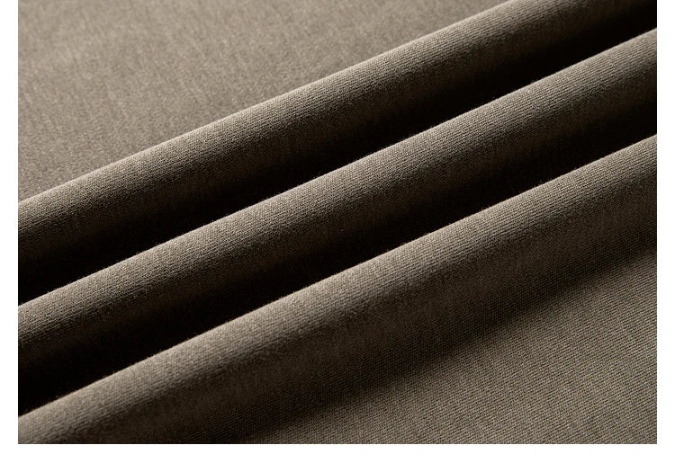 Wave-folded texture of the Makara knit fabric, illustrating softness and flexibility. From Borcelleclothes.
