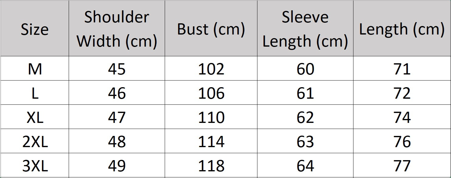 Men's size chart for an English walnut Mulberry silk shirt with a geometric print reminiscent of dry tinder. Tailored with a back yoke and one-button plackets and cuffs.  — From Borcelleclothes.