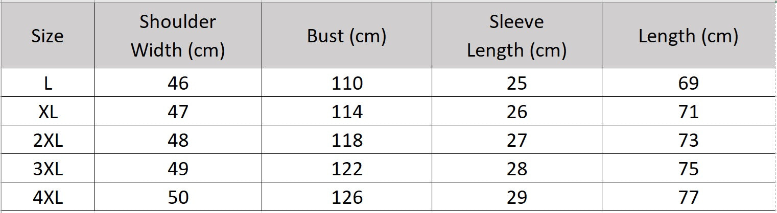 Men's size chart for a reversible shirt-jacket, made of Xiangyunsha Mulberry silk, highlighting the natural mud-cracked texture with mineral coloration and a structured Mandarin collar. — From Borcelleclothes.