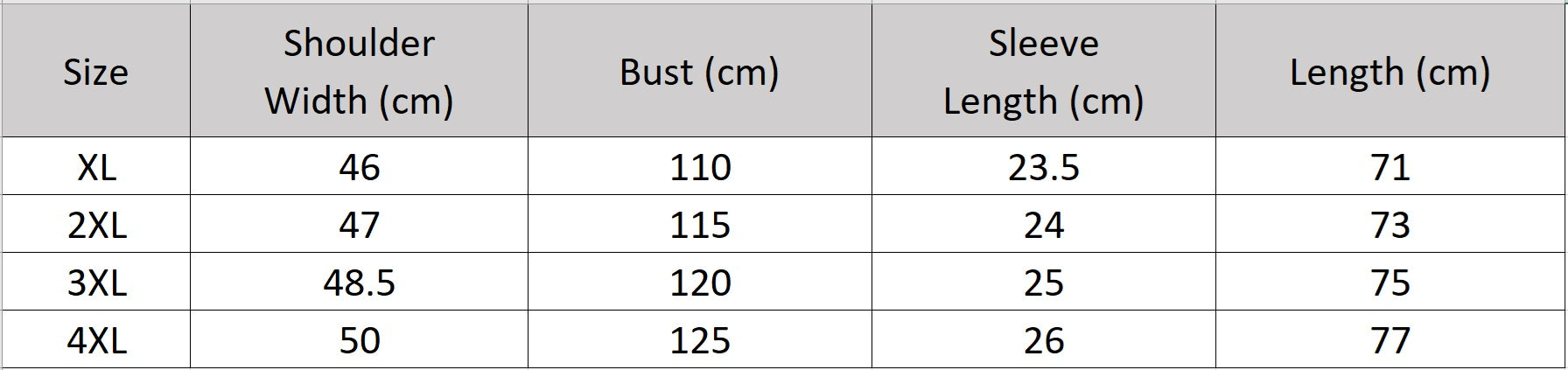Men's size chart for a Xiangyunsha silk shirt in Rutilated Graphite color, featuring a band collar and a unique handmade needle-like amber pattern on the matte-graphite monochrome texture. — From Borcelleclothes.
