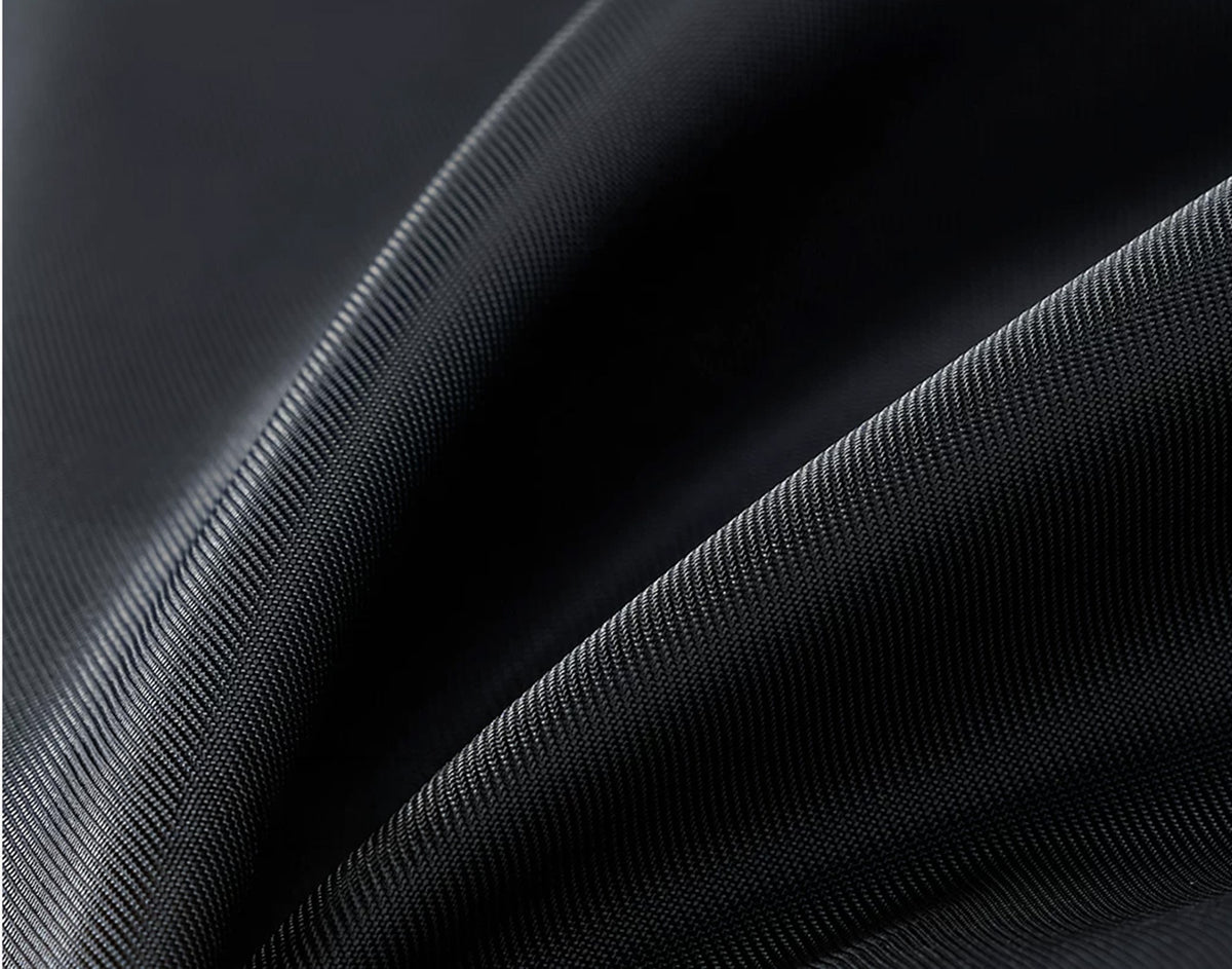 Close-up of the breathable, anti-static 100% Bemberg cupro interior lining of the Pianissimo suit blazer — From Borcelleclothes.