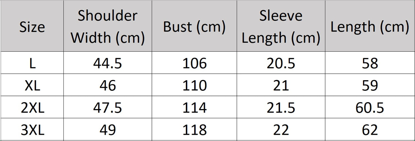 Men's size chart for a Mulberry silk polo with inscribed jacquard pattern — warm-toned, softly reflective, and structured with quiet intensity beneath the surface. From Borcelleclothes.