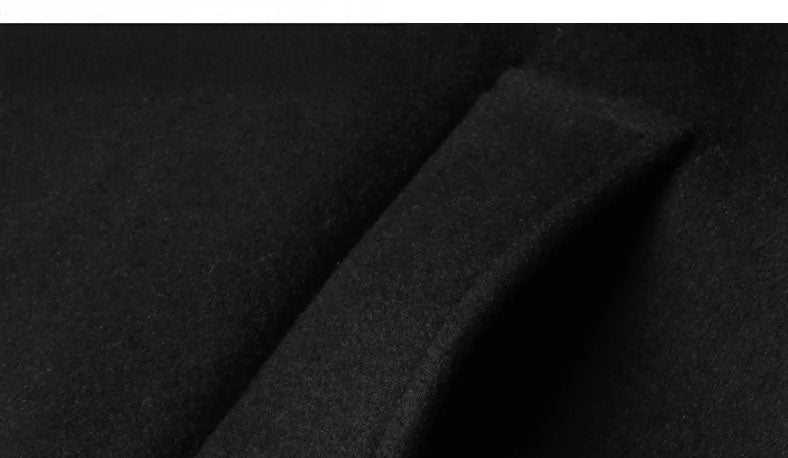 Welt pocket of Onyx men's wool-cashmere jacket with leather traces – From Borcelleclothes.