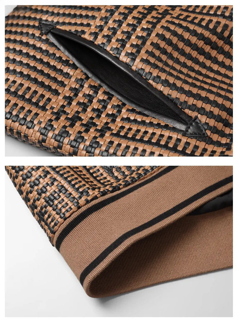 Pocket and hem collage; double-trim slit pocket and rib-knit hem (French Beige & Onyx) — From Borcelleclothes.