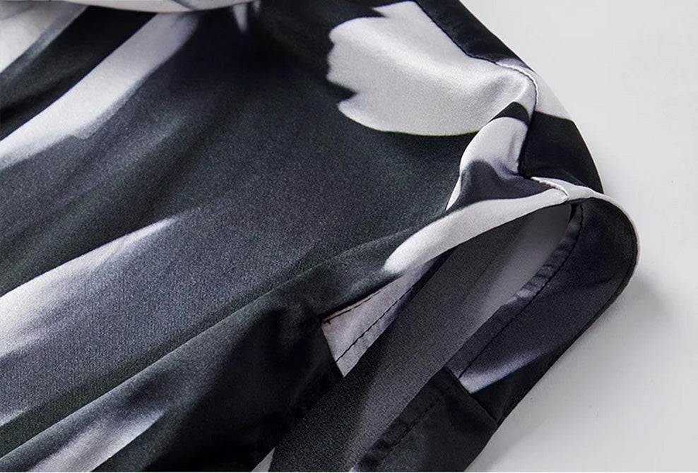 Detailed view of tailored sleeveless armhole finish on Mulberry silk top — From Borcelleclothes.