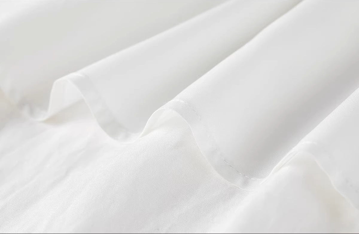Close-up of the soft lining inside the Foam Kiss corded lace skirt. — From Borcelleclothes.