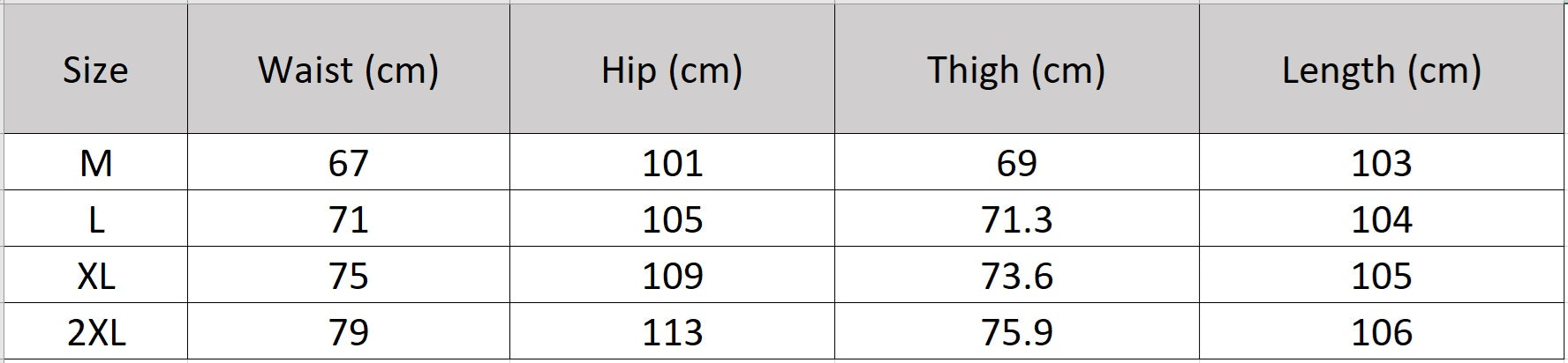 Women's size chart for an Architectural wide-leg trousers tailored from 45 momme Mulberry silk crepe in Couture Noir. Features a continuous curved inset panel with an integrated ruffle. — From Borcelleclothes.
