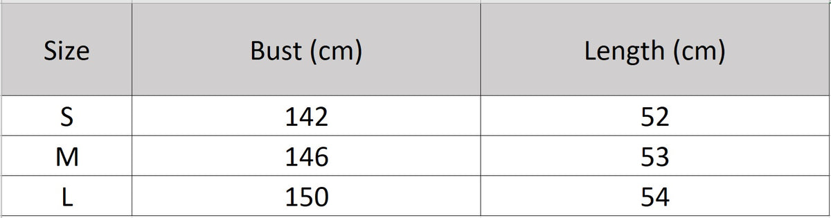 Women's size chart for a waxed full-grain sheepskin jacket in Without Label. Features a domed silhouette, deep-cut armscyes, and detachable batwing sleeves converting into a vest. — From Borcelleclothes.