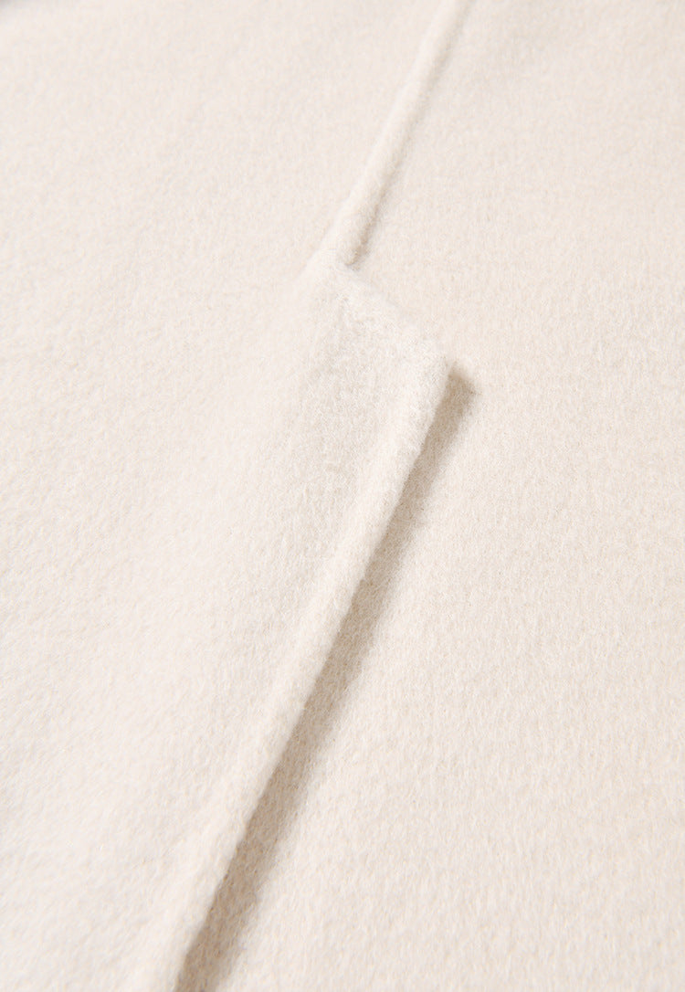 Detail of the inner back vent construction, Moment of Promise wool blend — From Borcelleclothes.