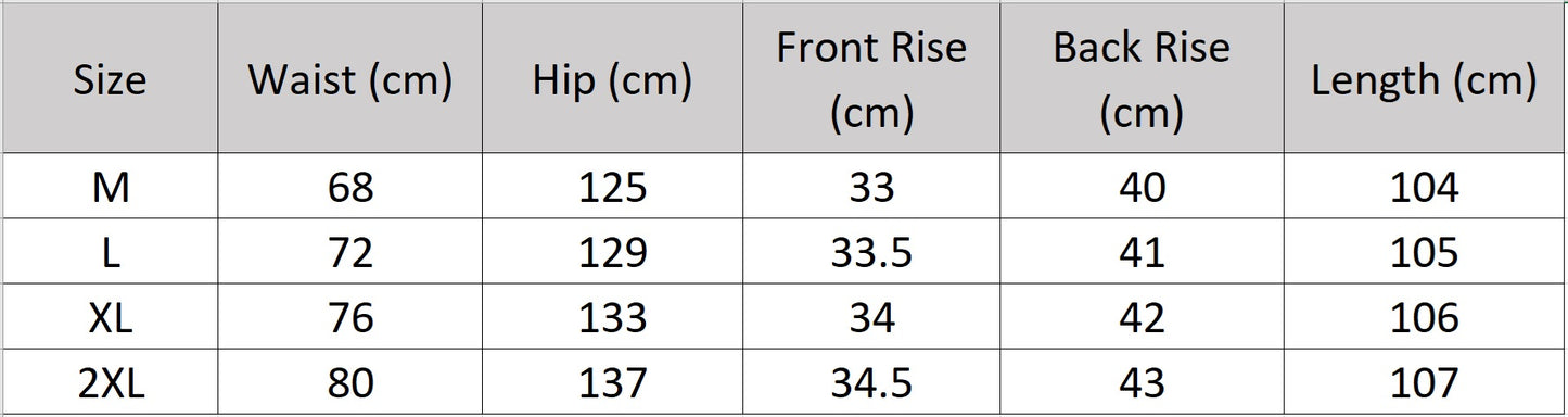 Women's size chart for a Wide-leg trousers in double-layer Raspberry Perspective silk georgette. Feature an asymmetrical waist overlay pivoting into a free-falling vertical panel.  — From Borcelleclothes.