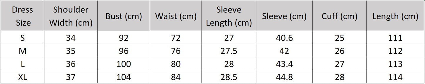 Women's size chart for a Midi wrap dress in 100% Mulberry silk crepe de chine. Featuring the "Thistle Grace" print, draping pleats at the waist, and a functional sash casing. Sleeves are tucked inward for a soft frame. — From Borcelleclothes.