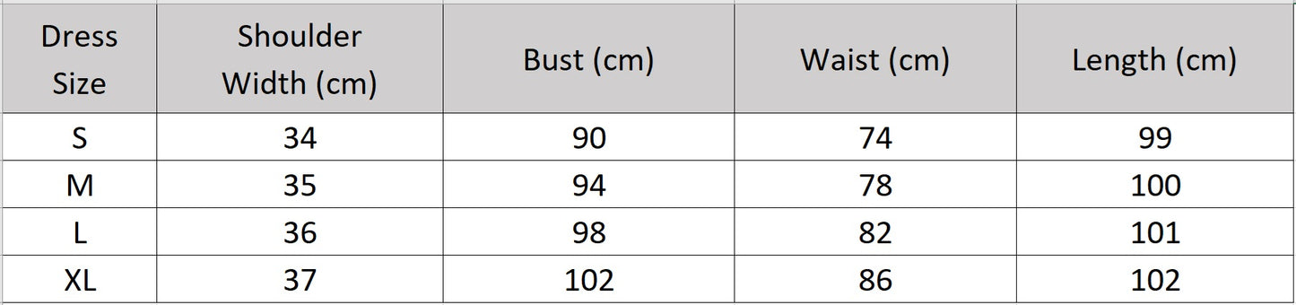 Women's size chart for a Sleeveless Mulberry Silk midi dress in Magnolia in May color, featuring a fixed wrap bodice, continuous-cut framed collar, and sculptural peripheral draping. — From Borcelleclothes.
