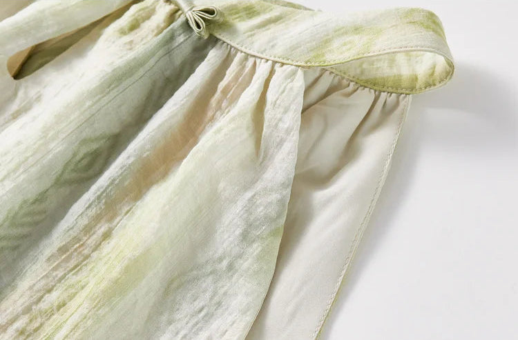 Detailed view of the top’s armhole and side construction, ensuring a perfect and comfortable fit — From Borcelleclothes.
