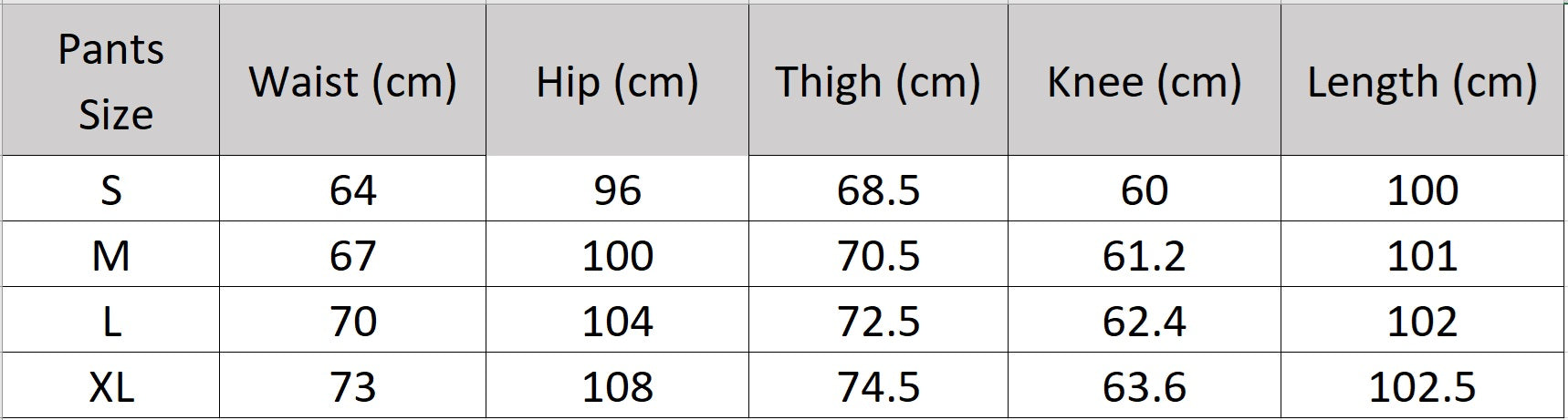 Detailed measurements for the L'Oiseau Bleu wide-leg trousers, helping you find your ideal silhouette — From Borcelleclothes.