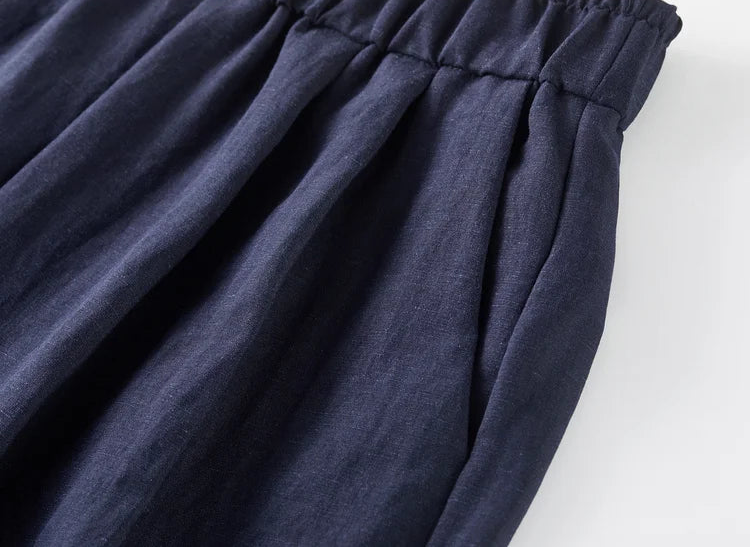 The seamless integration of the slash pocket on L'Oiseau Bleu trousers, blending utility with high-end tailoring — From Borcelleclothes.