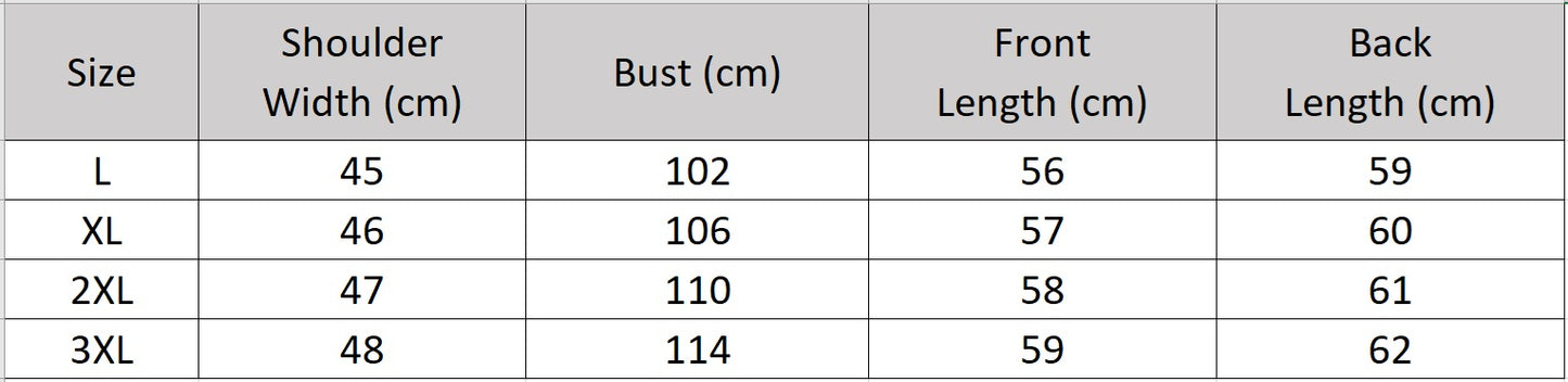 Women's size chart for a Reversible Xiangyunsha Mulberry silk top in Extra Virgin. Features a dual-faced texture, asymmetrical lapel, wrapped V-neck, and clean construction. — From Borcelleclothes.