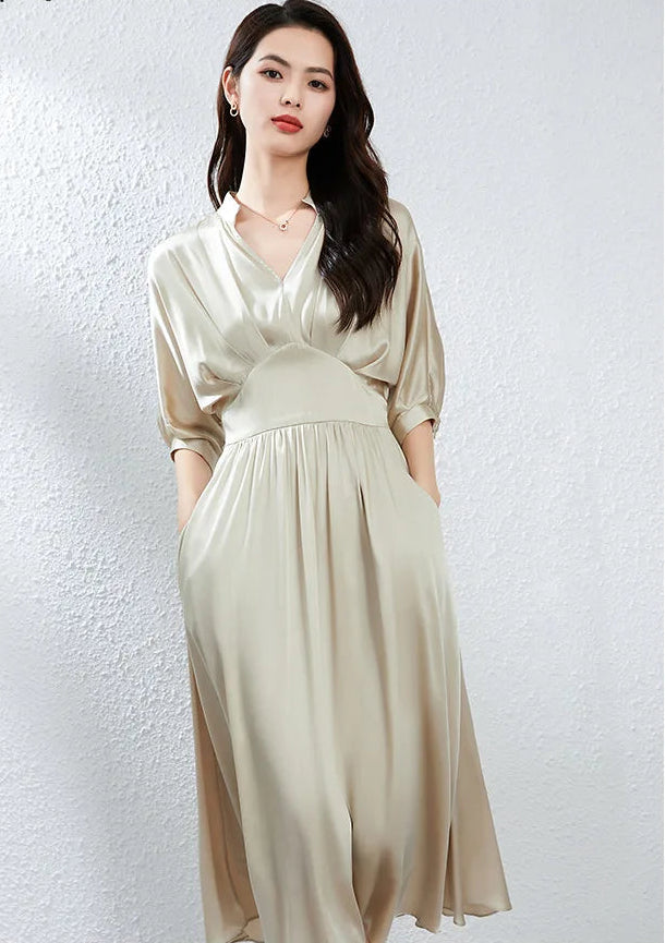 Confident woman posing with hands in pockets, showing the relaxed yet structured silhouette — From Borcelleclothes.
