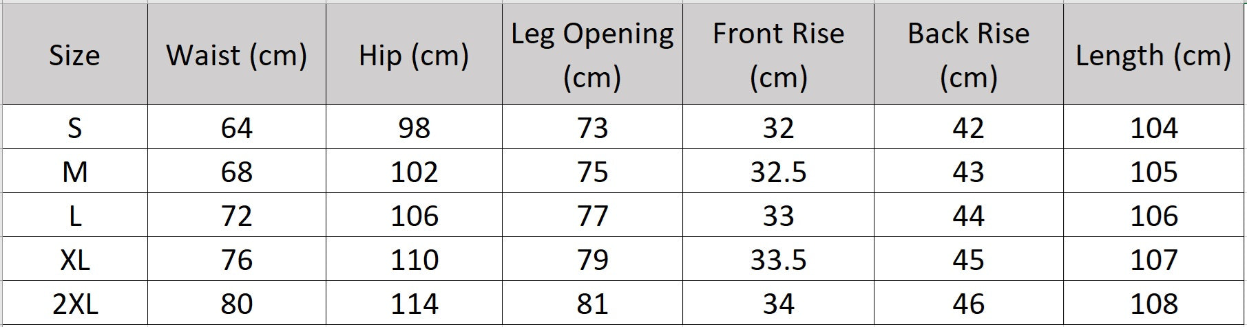 Women's size chart for a Floor-length Mulberry sandwashed silk crepe trousers in Dark Eyes color, featuring integrated pleats at both front and back below stepped side yokes. — From Borcelleclothes.