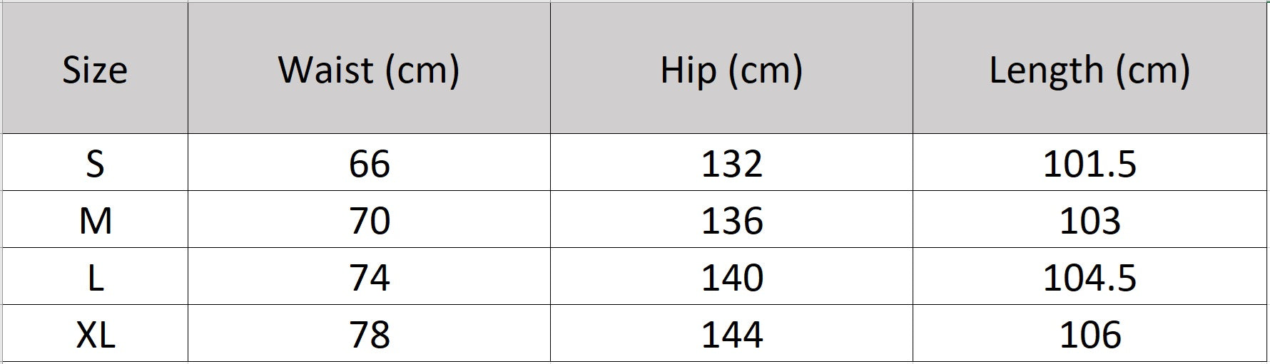 Women's size chart for a Two-layer wide-leg trousers tailored from 12 momme Mulberry silk georgette. Feature a waist-hugging yoke, architectural pleats, and a floor-length drape. — From Borcelleclothes.