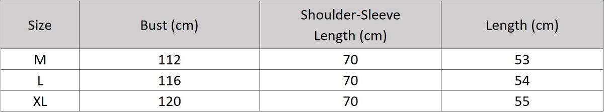 Women's size chart for a Cropped artisan vegetable-tanned sheepskin jacket in Ti Guardo Adesso. Featuring a band collar, draped kimono sleeves, and side drawstrings. — From Borcelleclothes.