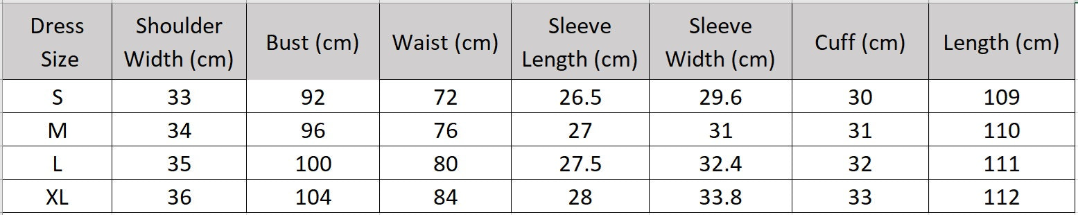Women's size chart for a midi-length wrap silk dress in "Drifting Blossom" print, featuring a floral Guohua painting design on a textured black double crepe background with short gathered sleeves and a side-tie waist. — From Borcelleclothes.