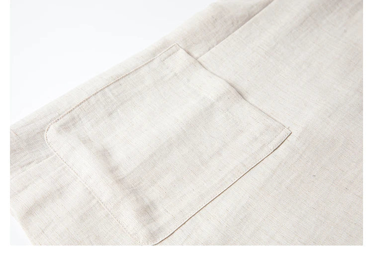Bon Jour blazer patch pocket detail with visible stitching and matte finish. From Borcelleclothes.