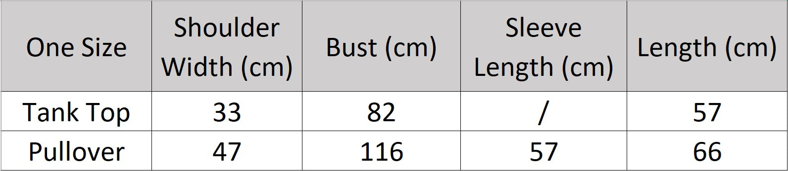 Women's size chart for a Two-piece cashmere set, with deep neckline and soft rolled edges, shown with fitted tank underneath — From Borcelleclothes.