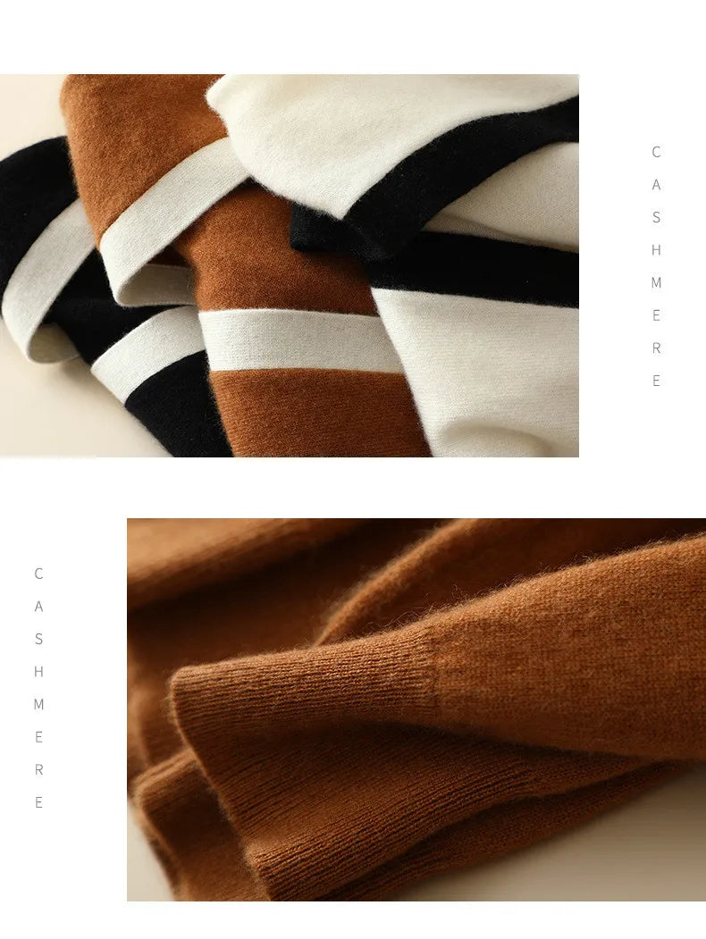 All three color options — Pearl Bush, Onyx, and Fox-color — folded to show V-neckline trims and Fox-color hem. — From Borcelleclothes.