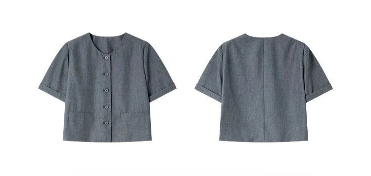 Front and back views of the Fiord jacket. From Borcelleclothes.