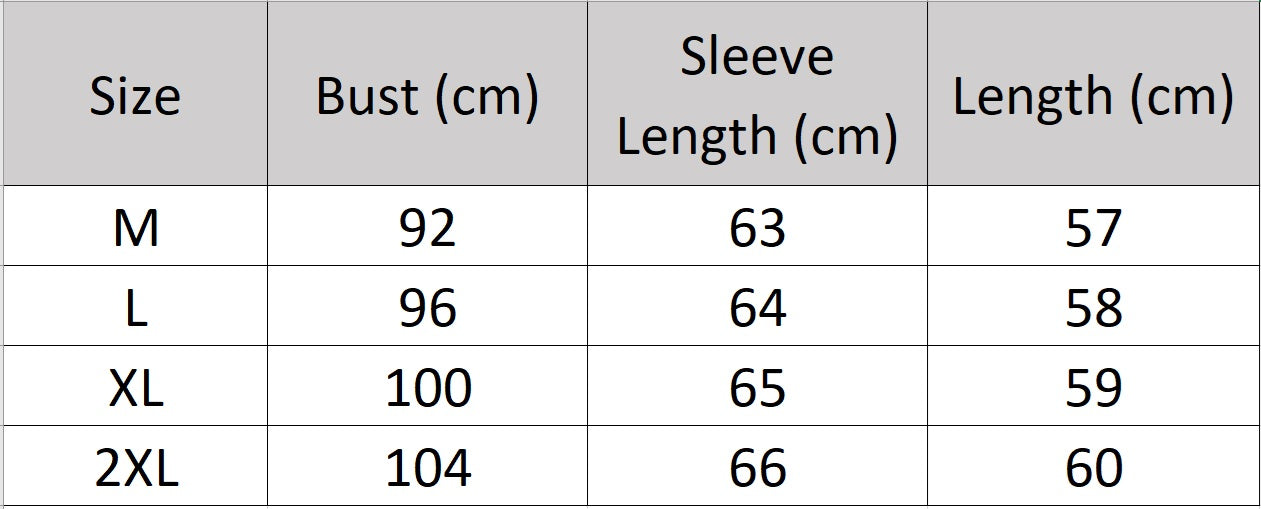 Women's size chart for a Slim-fitting Fisherman rib cashmere sweater, with sculptural raglan lines, mock neck, and diagonal purl panels — From Borcelleclothes.
