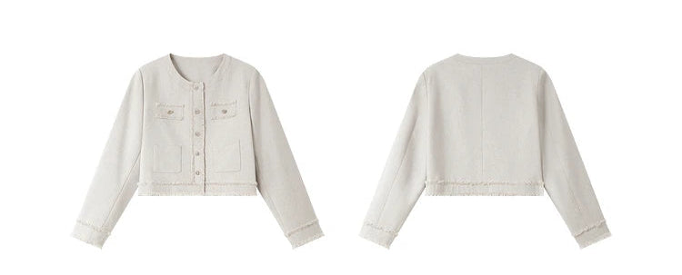 Front and back views of the Martini jacket displayed side by side. From Borcelleclothes.