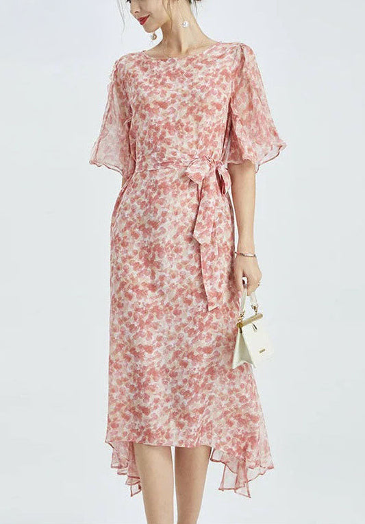 Model with head gently bent—capturing the stillness and emotional subtlety of the silk dress. From Borcelleclothes.